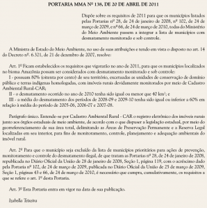 portaria_MMA_138